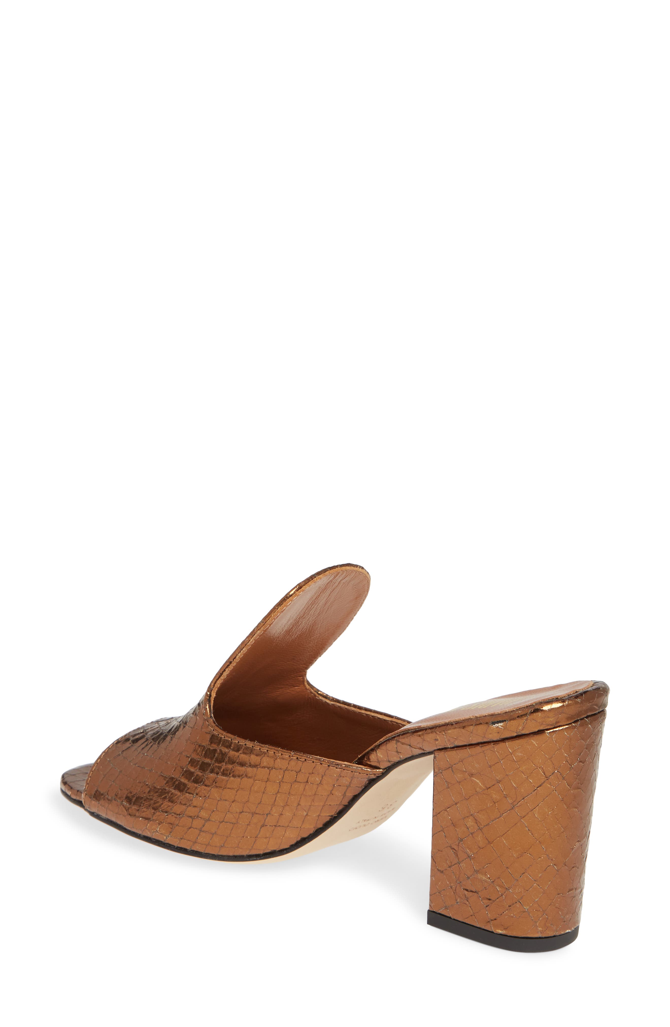 Paris Texas High Mule Slide Sandal, Alternate, color, 