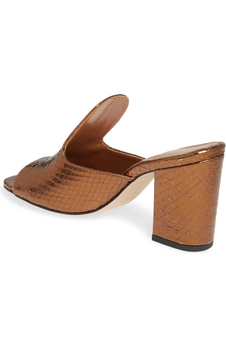 Paris Texas High Mule Slide Sandal, Alternate, color,