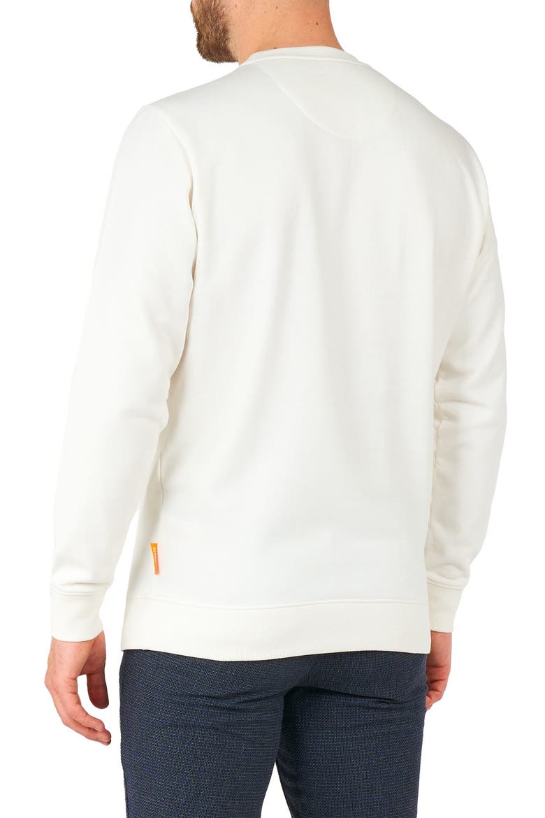 Elf Buddy's Dinner Graphic Sweatshirt, Alternate, color, GREY