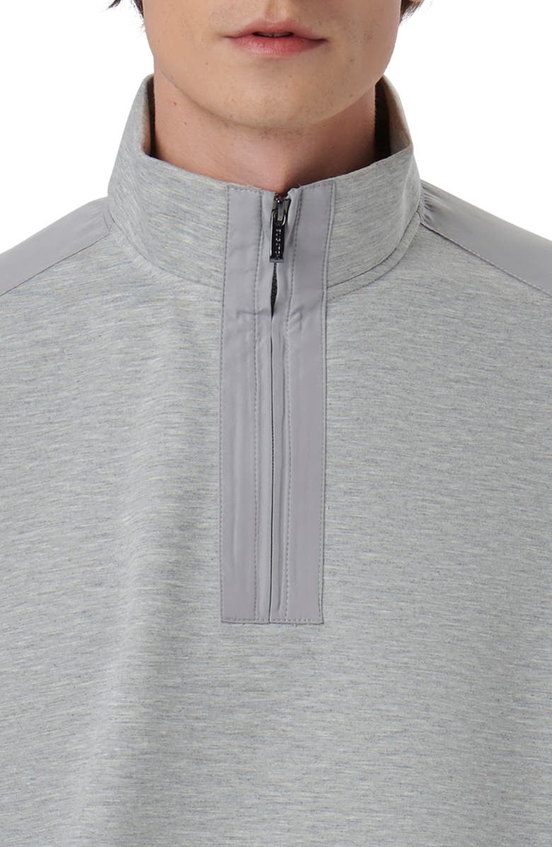 Bugatchi Soft Touch Quarter Zip Pullover, Alternate, color,
