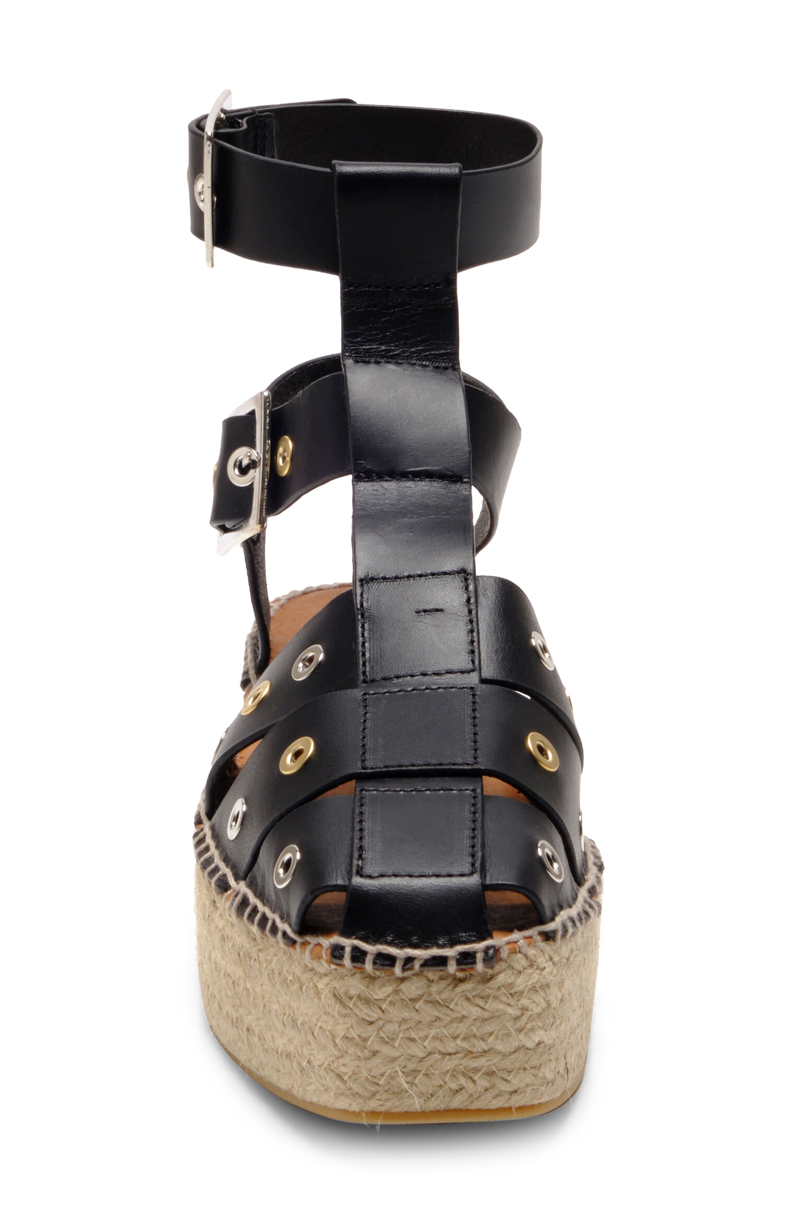 Free People Gable Glad Ankle Strap Espadrille Platform Sandal, Alternate, color, 