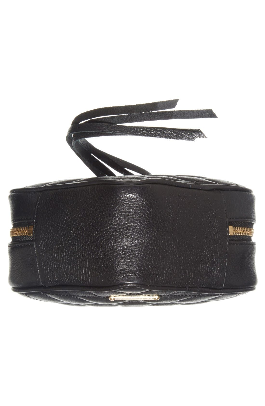 Heart Crossbody Bag, Alternate, color, BLACK