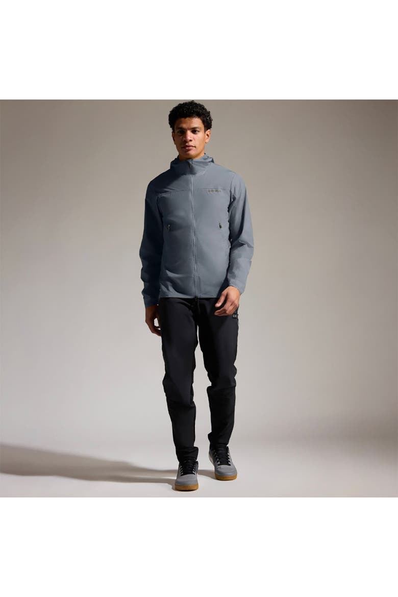 Fernflow Hooded Windbreaker - Men's, Alternate, color, Lab Graphite