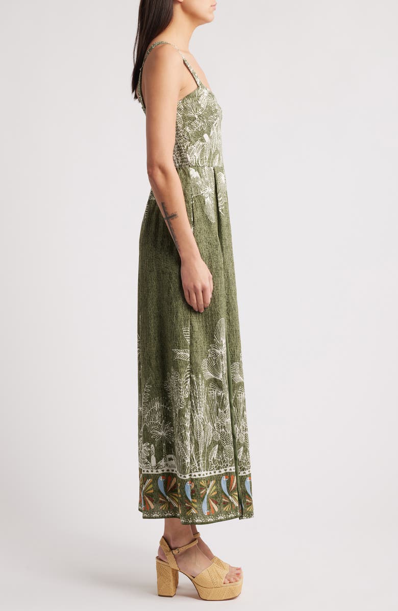 CIEBON Alayna Mixed Print Maxi Dress, Alternate, color, 