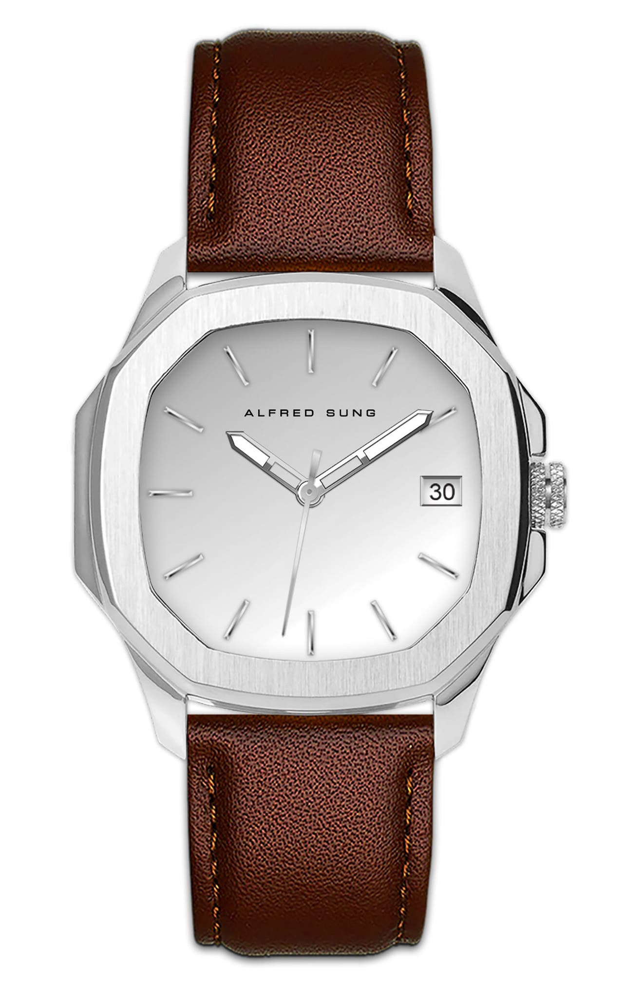 Three-Hand Quartz Watch, 42mm