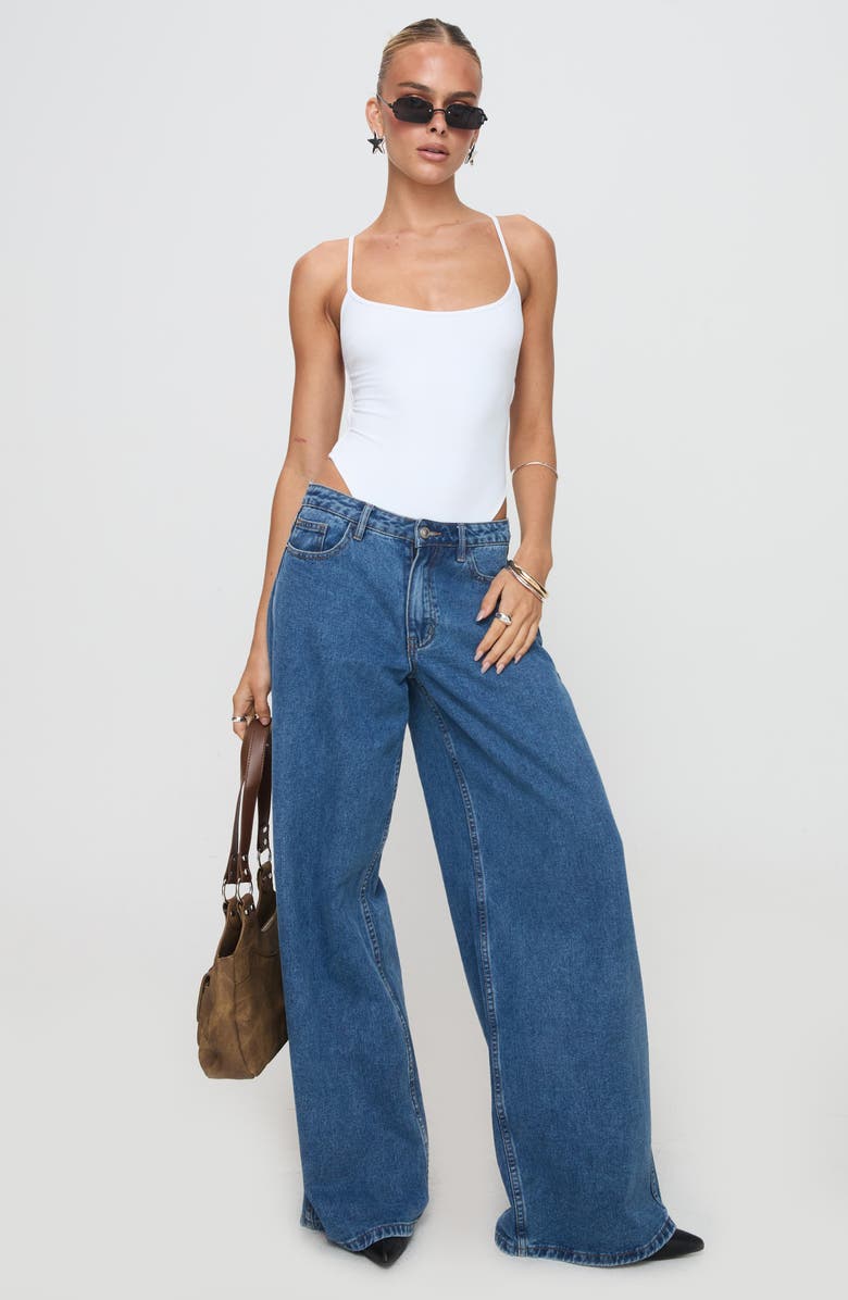 Princess Polly All Tied Up Bodysuit, Alternate, color,