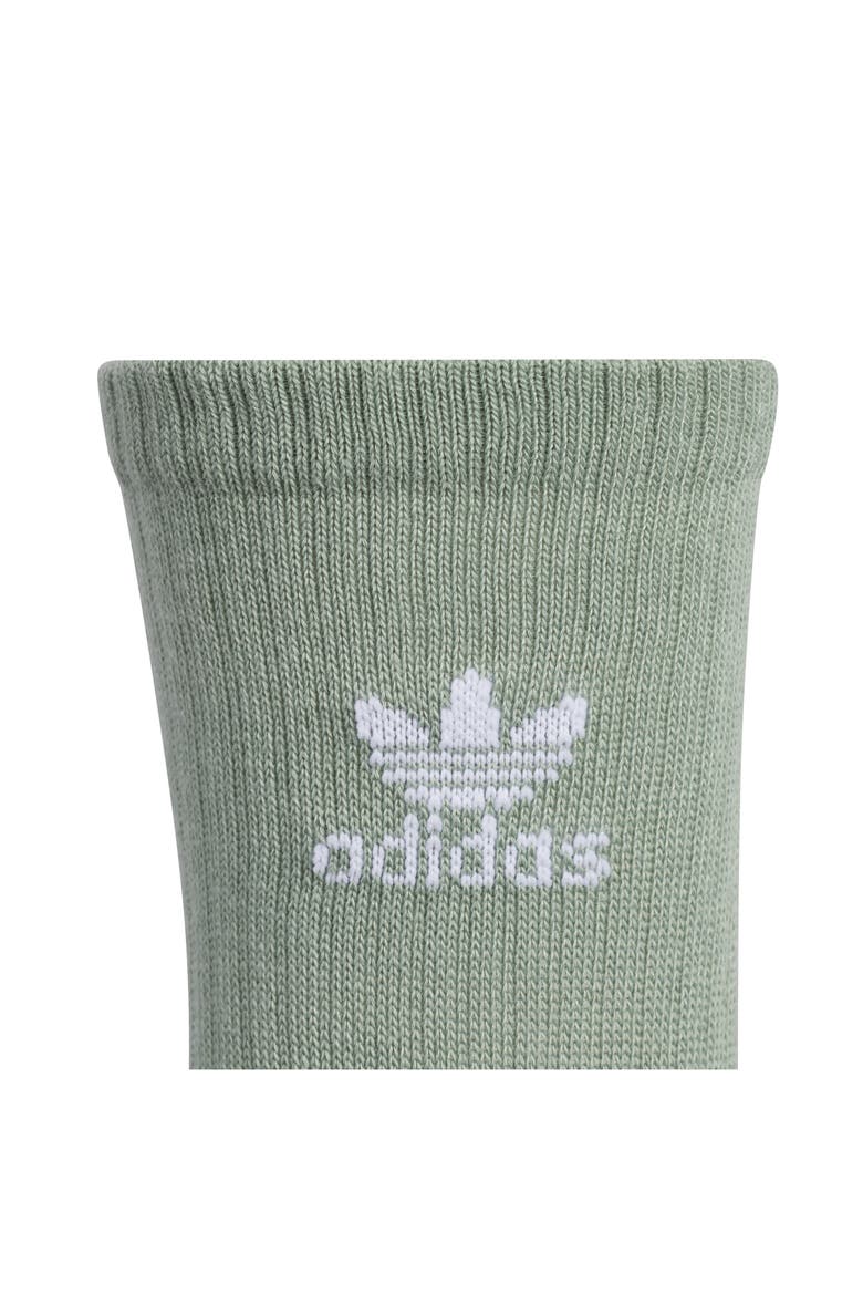 Kids' 6-Pack Originals Performance Crew Socks, Alternate, color, LIGHT GREEN