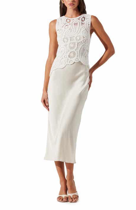 ASTR the Label Martina Mixed Media Midi Dress