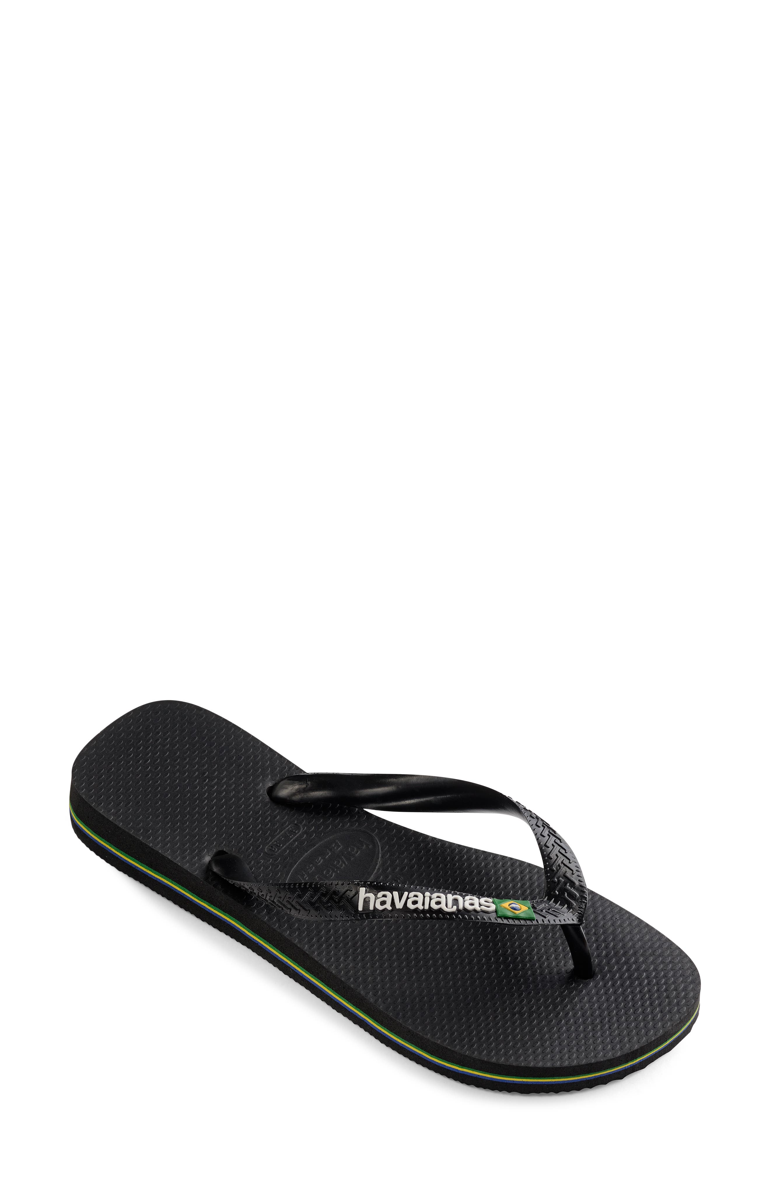 Havaianas Brazil Logo Flip Flop, Alternate, color, 