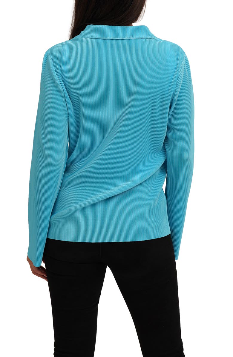 CYRUS Rib Button-Up Shirt, Alternate, color, Blue Atoll