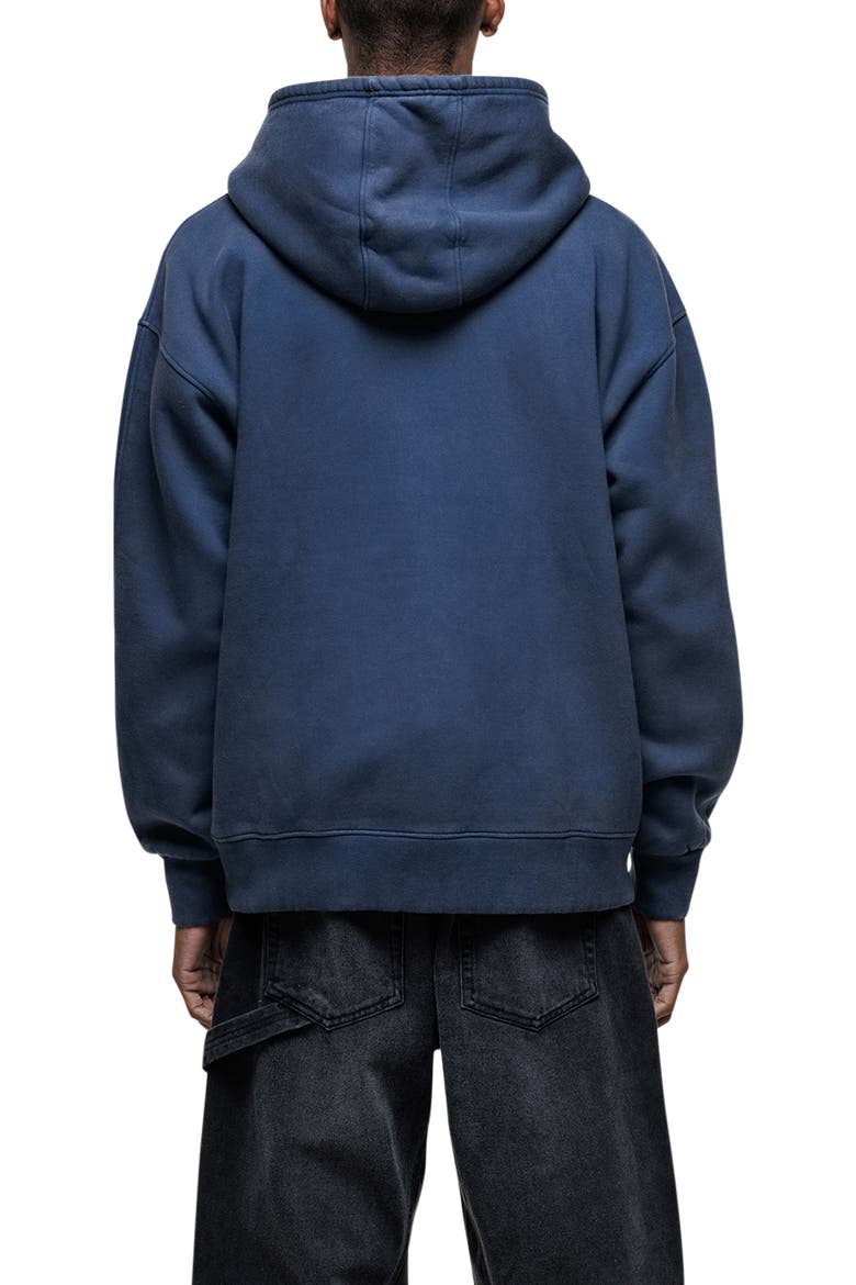 Vintage Washed Relaxed Hoodie, Alternate, color, NAVY