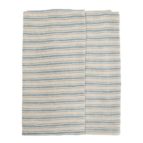 Boat Stripe Linen Towels - Set of 2
