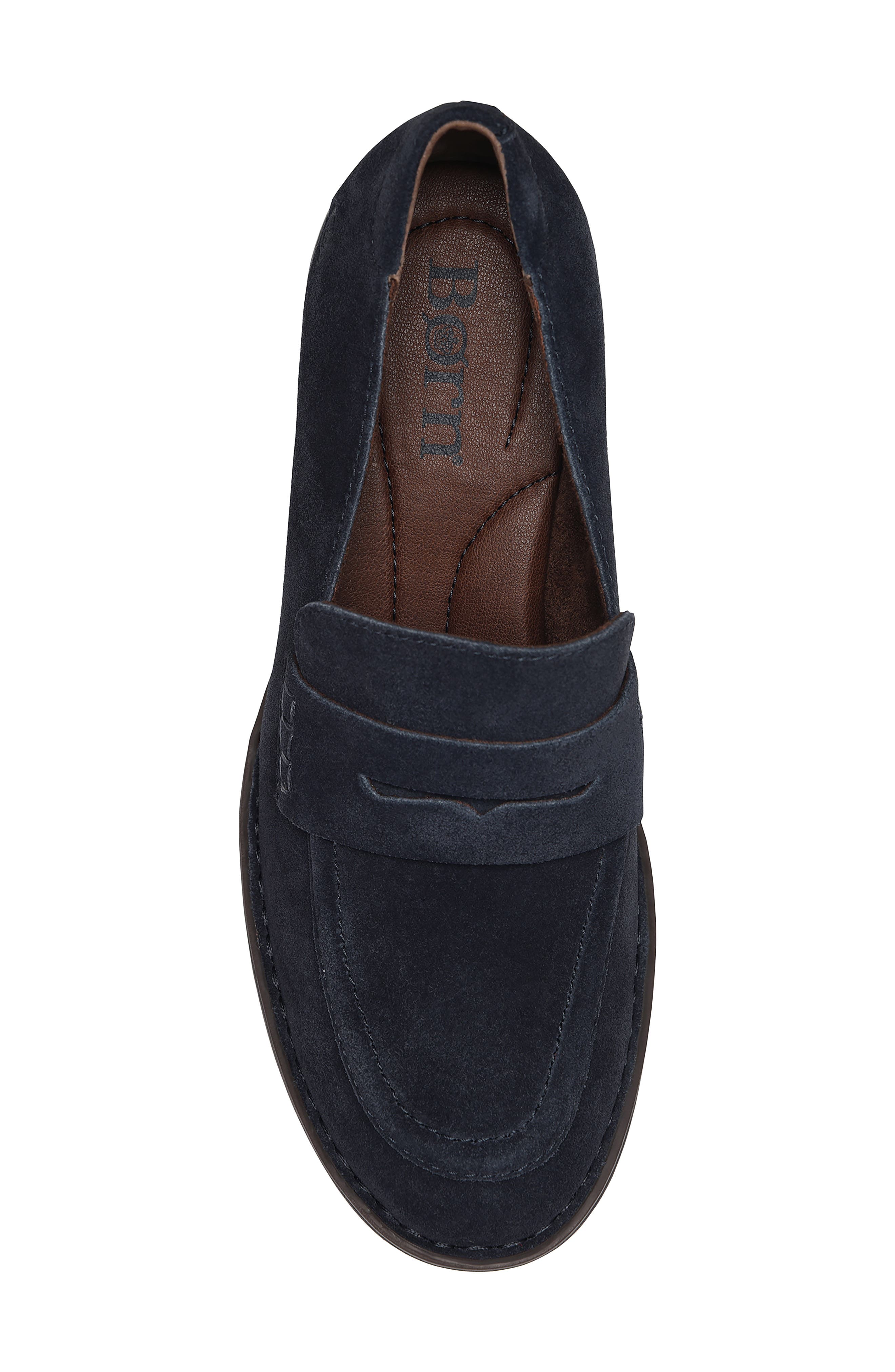 Valeria Loafer, Alternate, color, NAVY SUEDE