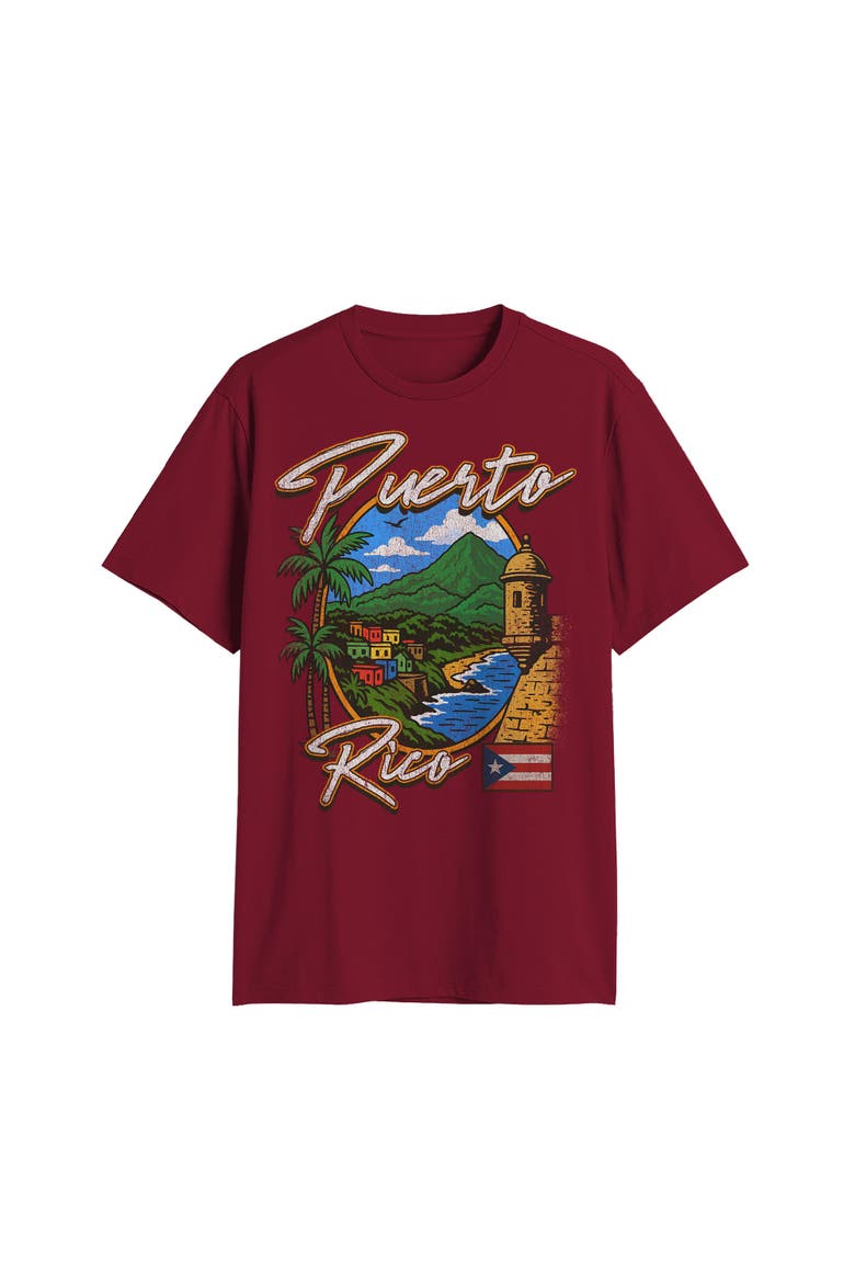 Men's Lost Gods Caribbean Island  Graphic T-Shirt, Main, color, Cardinal
