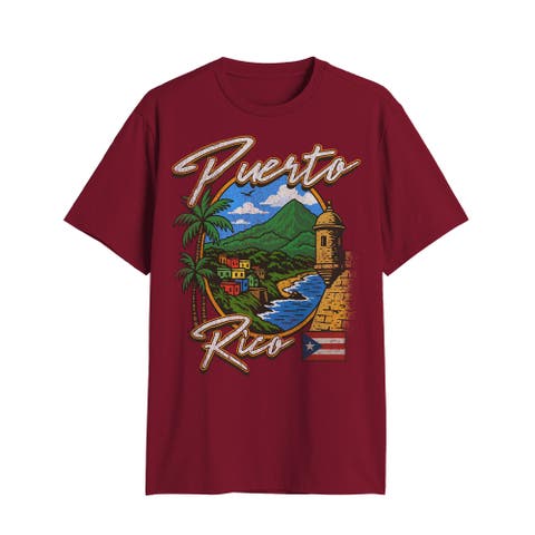 Men's Lost Gods Caribbean Island  Graphic T-Shirt