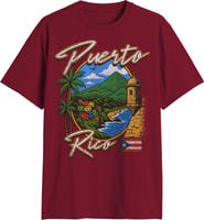 Lost Gods Mens Lost Gods Caribbean Island T Shirt