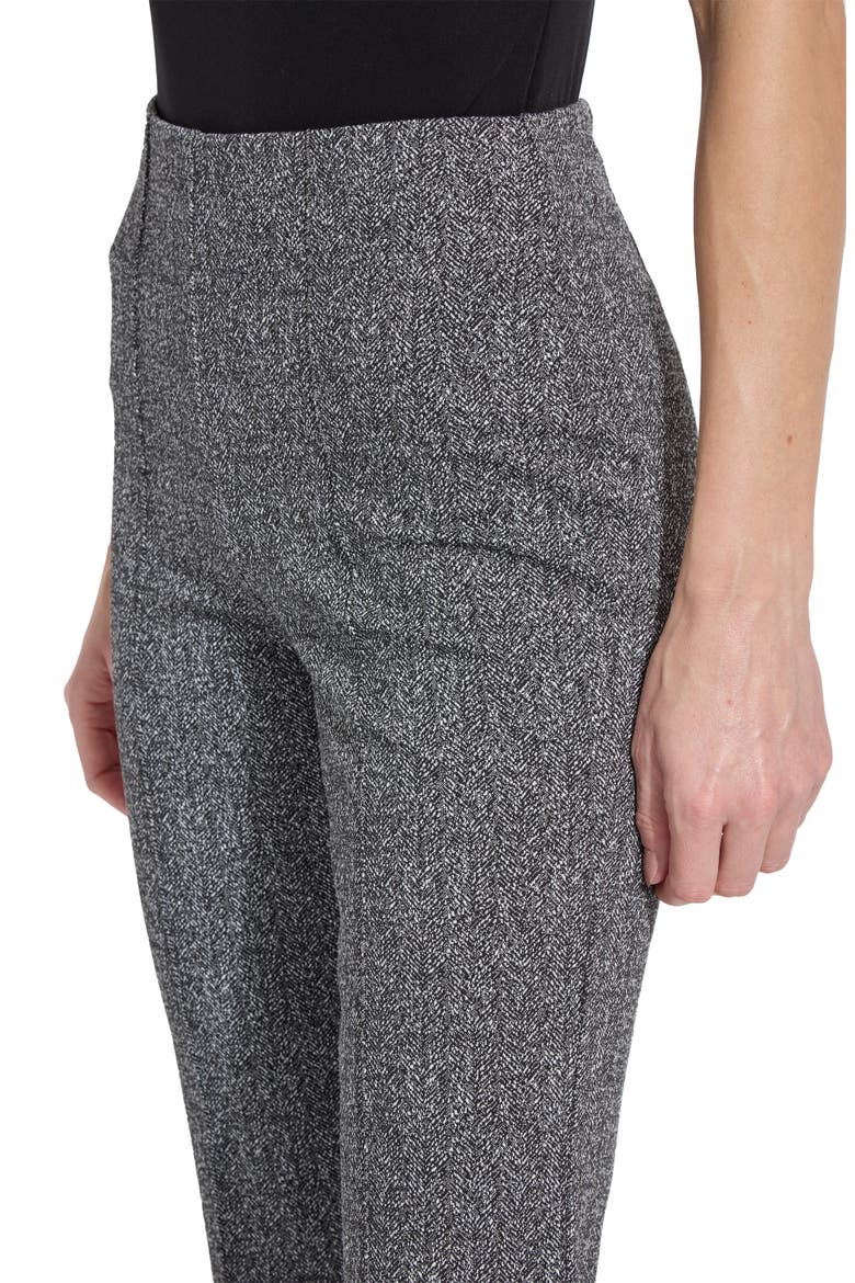 Lyssé Houndstooth Jacquard Flare Leggings, Alternate, color, SMOKE SLT