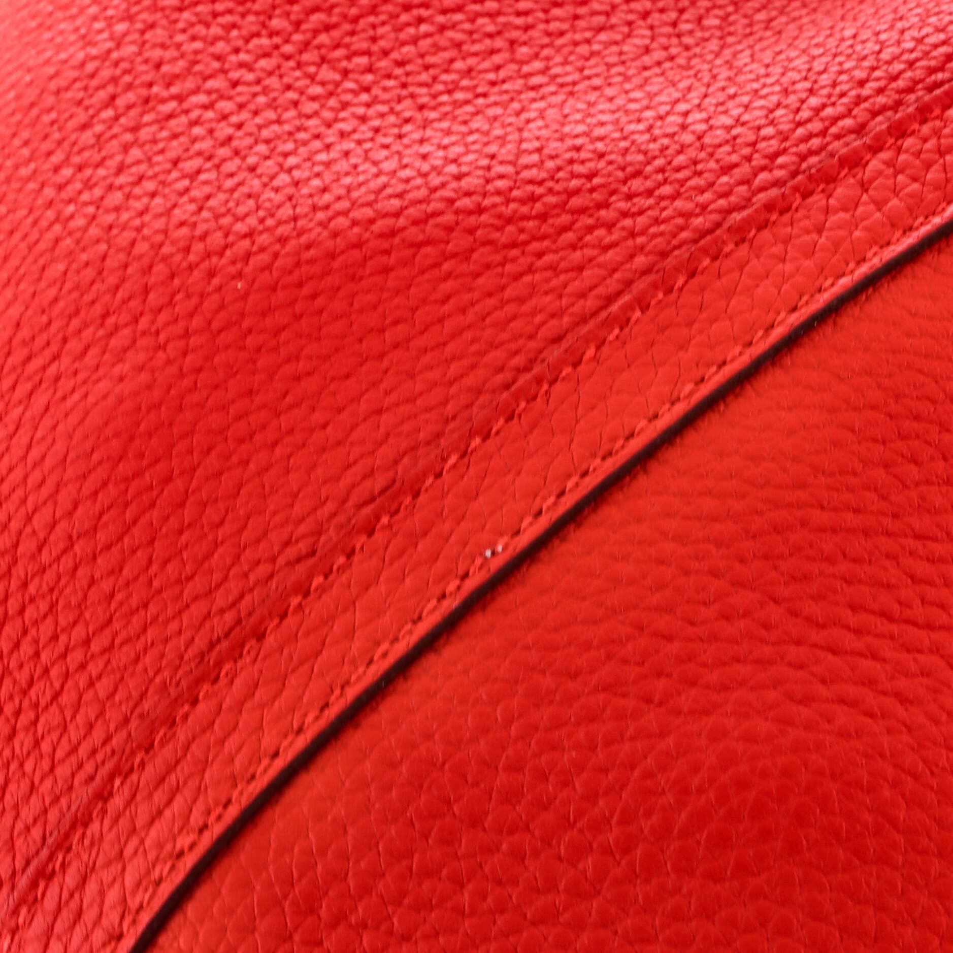 Pre-Owned Hermes Picotin Lock Bag Clemence MM, Alternate, color, Rouge De Coeur