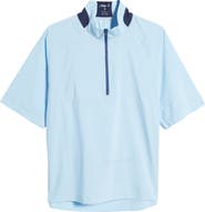 johnnie-O Stealth Stowable Short Sleeve Pullover Rain Jacket