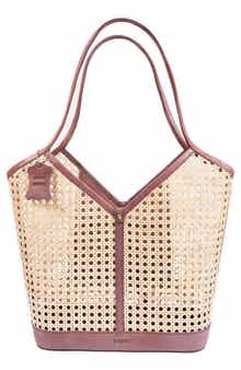 Jelavu Ophelia Handwoven Cane Tote Bag