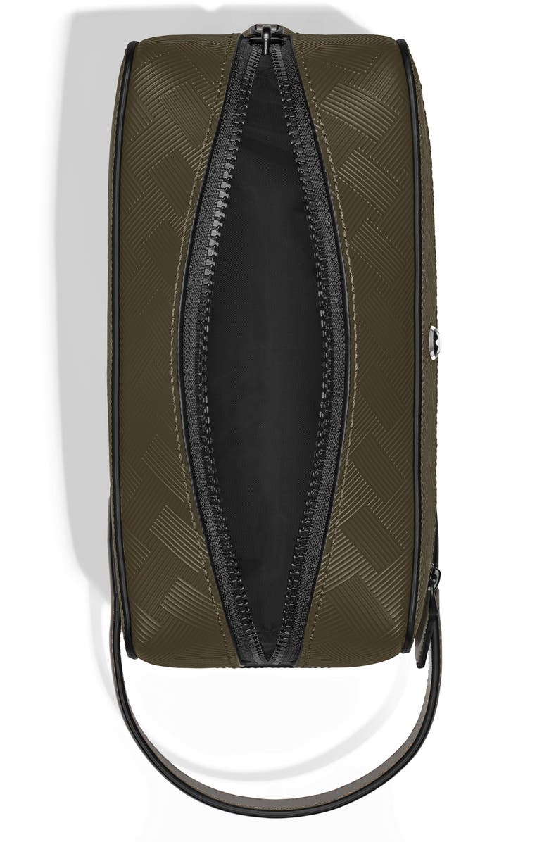 Montblanc Extreme 3.0 Leather Washbag, Alternate, color, Khaki