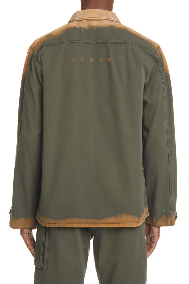 Bleached Bull Denim Jacket, Alternate, color, ARMY