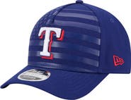 New Era Men's New Era Royal Texas Rangers American Flag 9FORTY M-Crown A-Frame Adjustable Hat