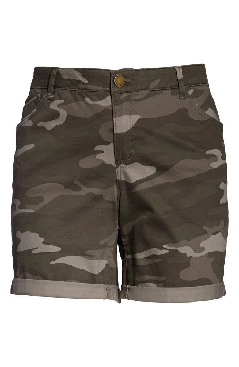 Wit & Wisdom 'Ab'Solution Camo Twill Shorts, Alternate, color, 