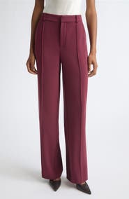 Cinq à Sept Calla Wide Leg Pintuck Pants