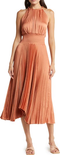 A.L.C. Renzo II Pleated Sleeveless Midi Dress | Nordstrom A.L.C. Renzo II Pleated Sleeveless Midi Dress | Nordstrom