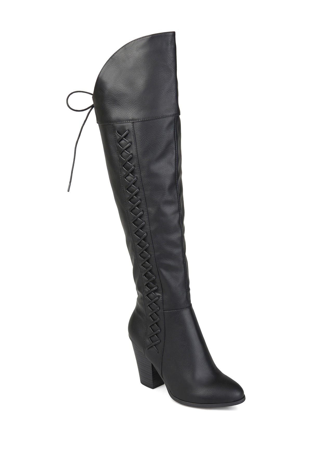 JOURNEE Spritzs Over-the-Knee Lace-Up Boot, Main, color, 