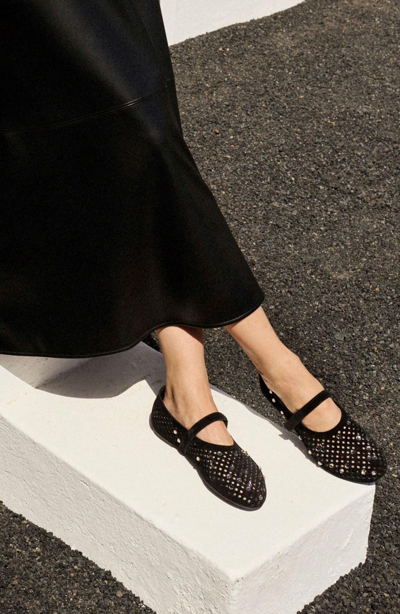 Alisa Mary Jane Flat, Alternate, color, BLACK CASTORO