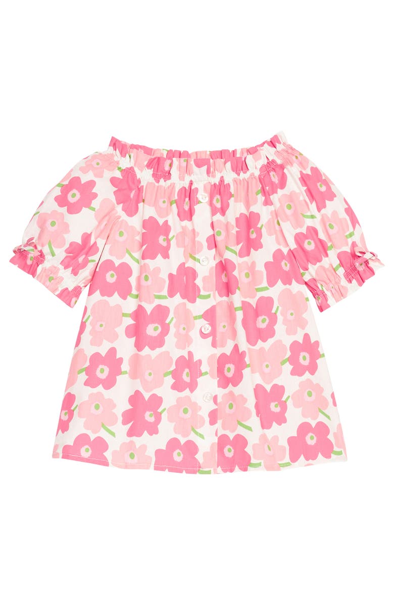 BISBY Kids' Floral Millie Top, Main, color, Piccadilly Pinks