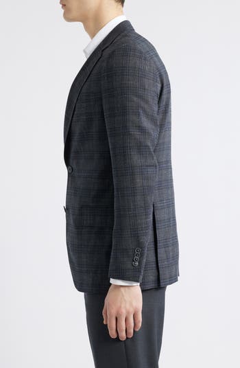 Hyperlight Soft Micro Houndstooth Wool & Silk Blend Sport Coat