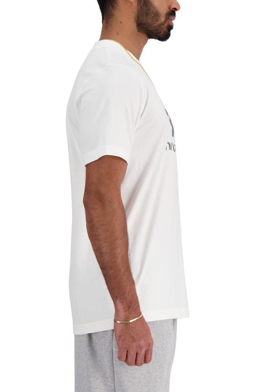 New Balance Sport Essentials Logo Graphic T-shirt In Blue