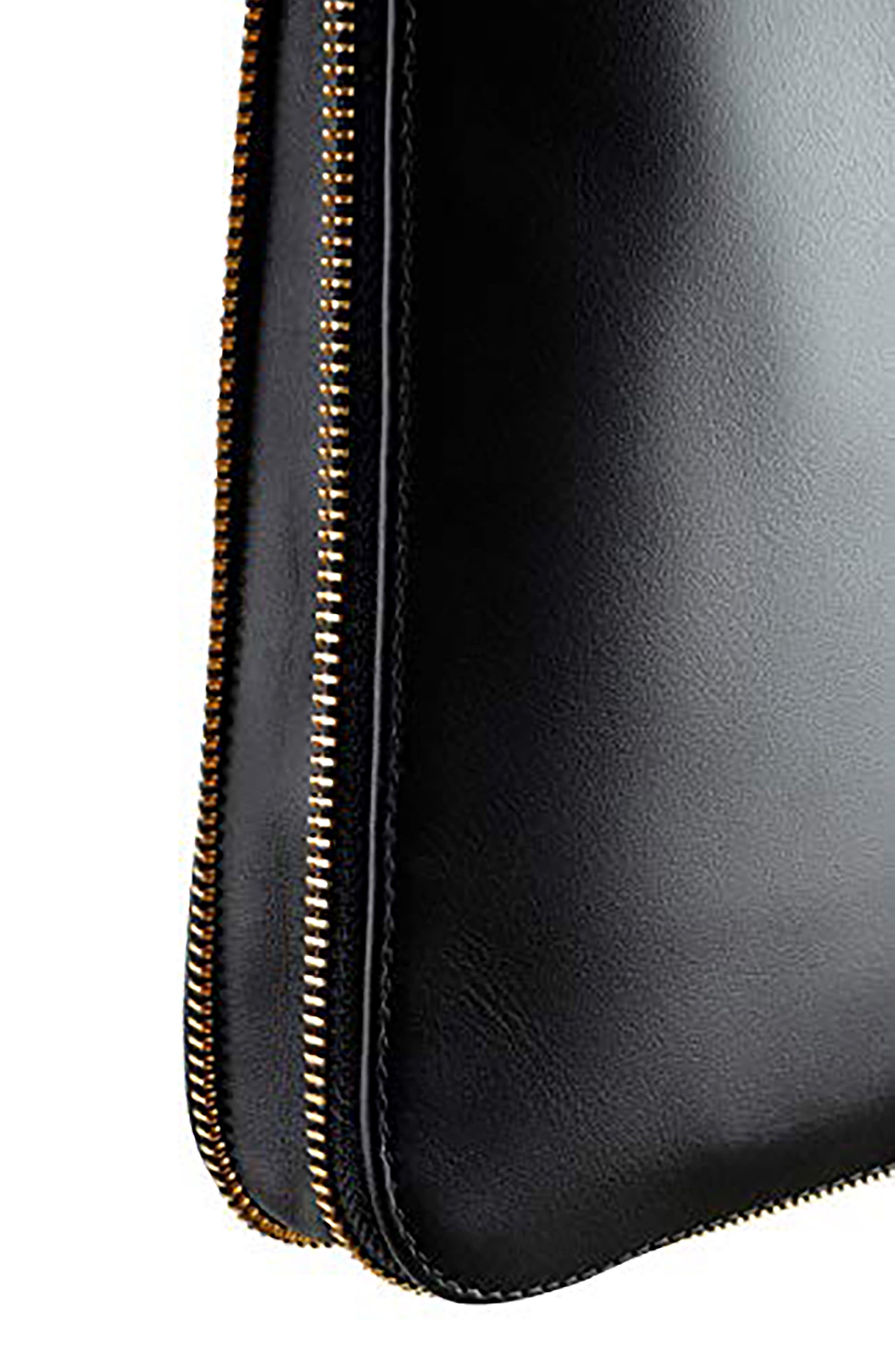 Radley Pockets Icon Zip Leather Crossbody Bag, Alternate, color, Black