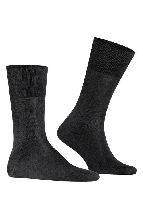 Falke Tiago Organic Cotton Dress Socks in Anthracite 