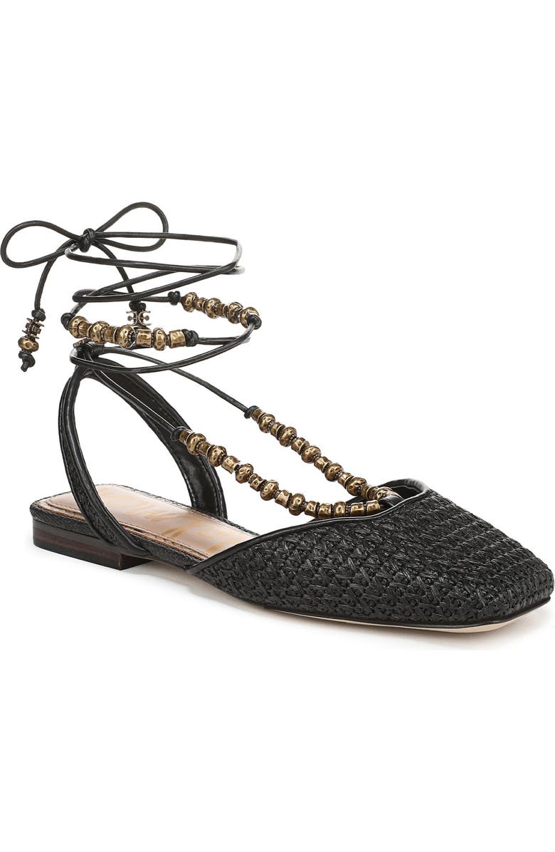 Sam Edelman Lily Ankle Wrap Flat, Main, color,