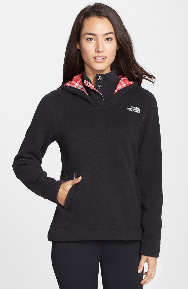 The North Face 'Crescent Sunset' Hooded Pullover, Main, color, 