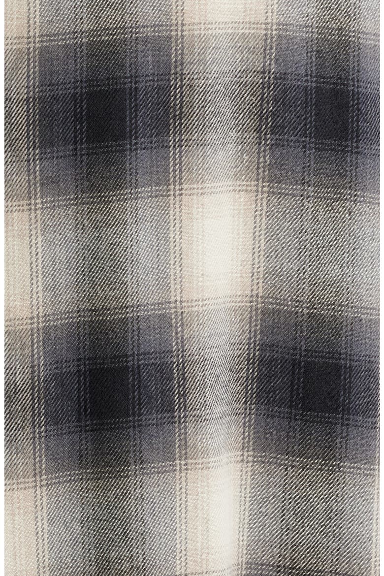 Liam Kent Plaid Button-Up Shirt, Alternate, color, MEDIUM GREY