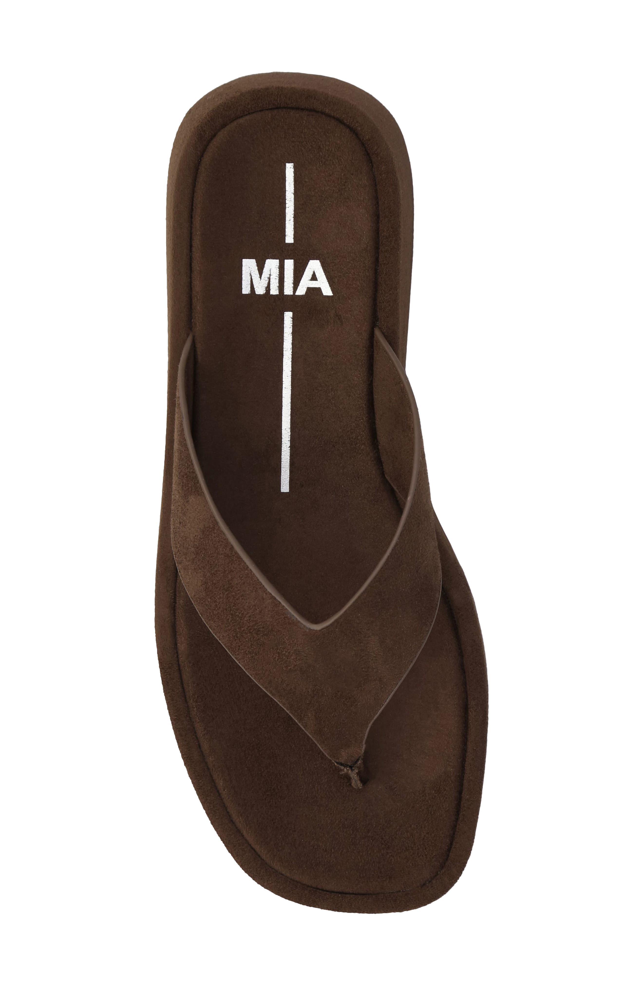 MIA Pamelia Wedge Flip Flop, Alternate, color, 