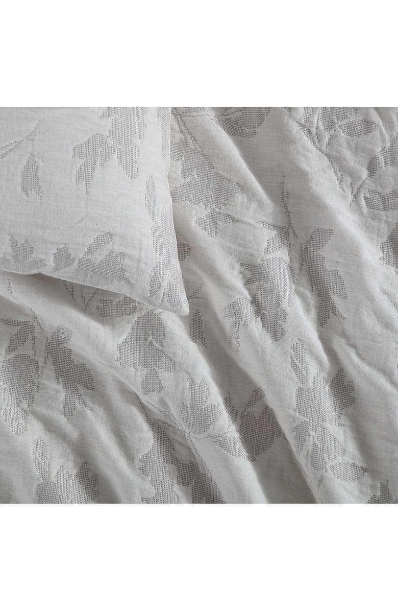 Calvin Klein Cascade Duvet Cover & Shams Set, Alternate, color, Light Grey