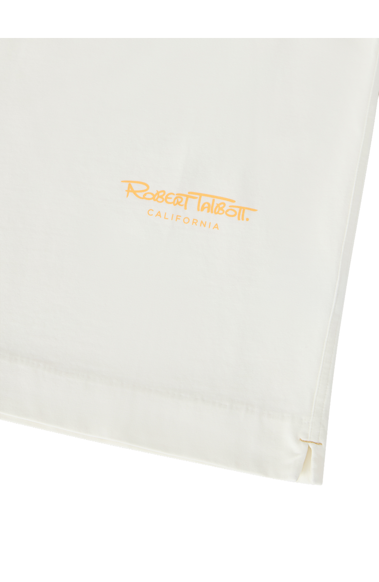 Robert Talbott Stretch Jersey Graphic Dean Tee, Alternate, color, White/Martini