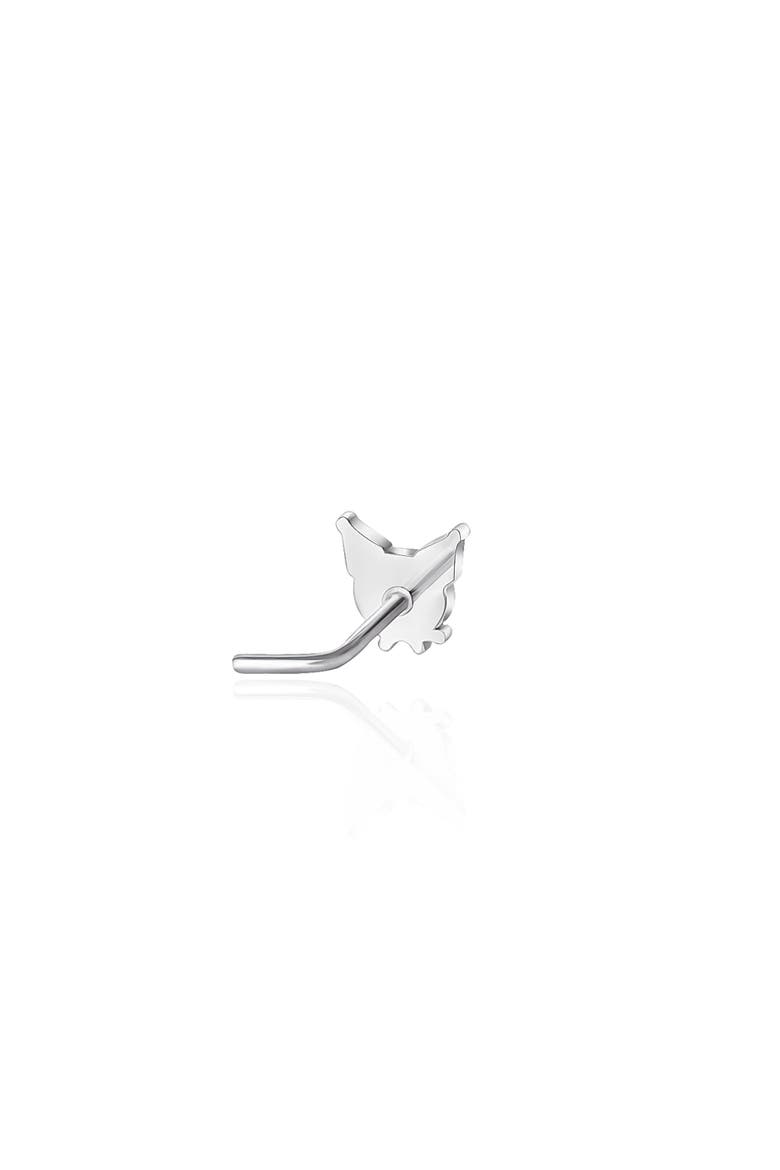 Cinnamonroll Stainless Steel Nose Stud, Alternate, color, Silver