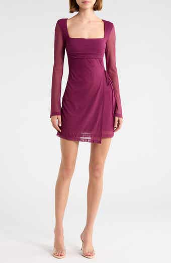Martinez Mesh Long Sleeve Minidress