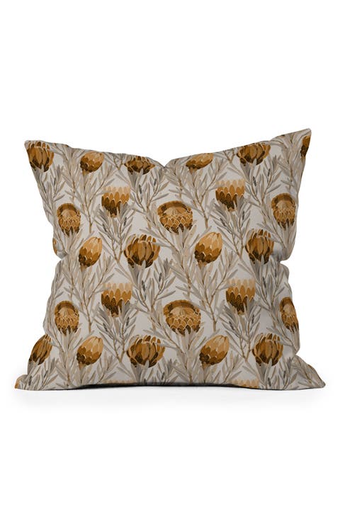 Modern Abstract Print Throw Pillow