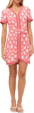Trina Turk Belted Motion Dress