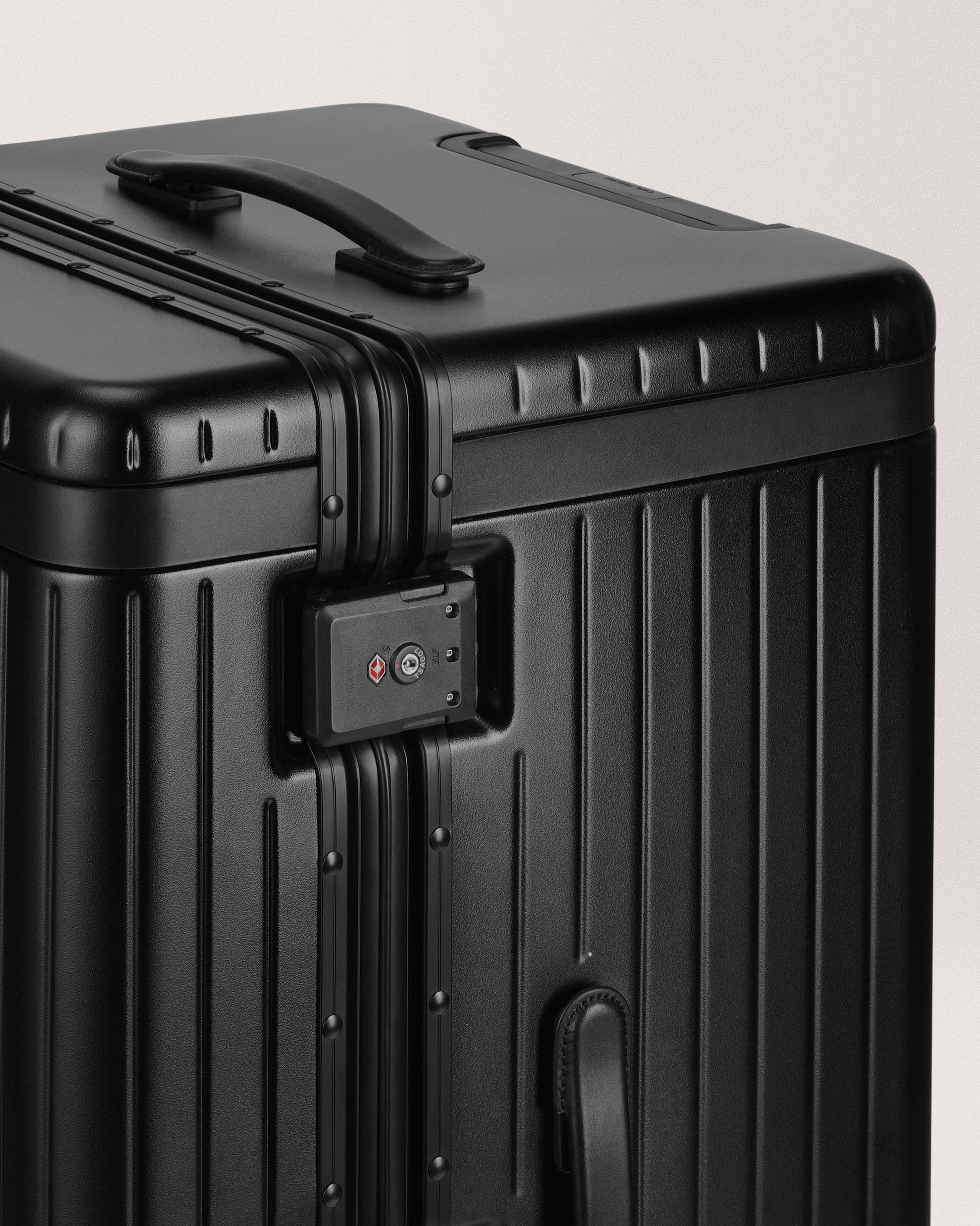 Carl Friedrik The Trunk Suitcase, Alternate, color, Black / Black