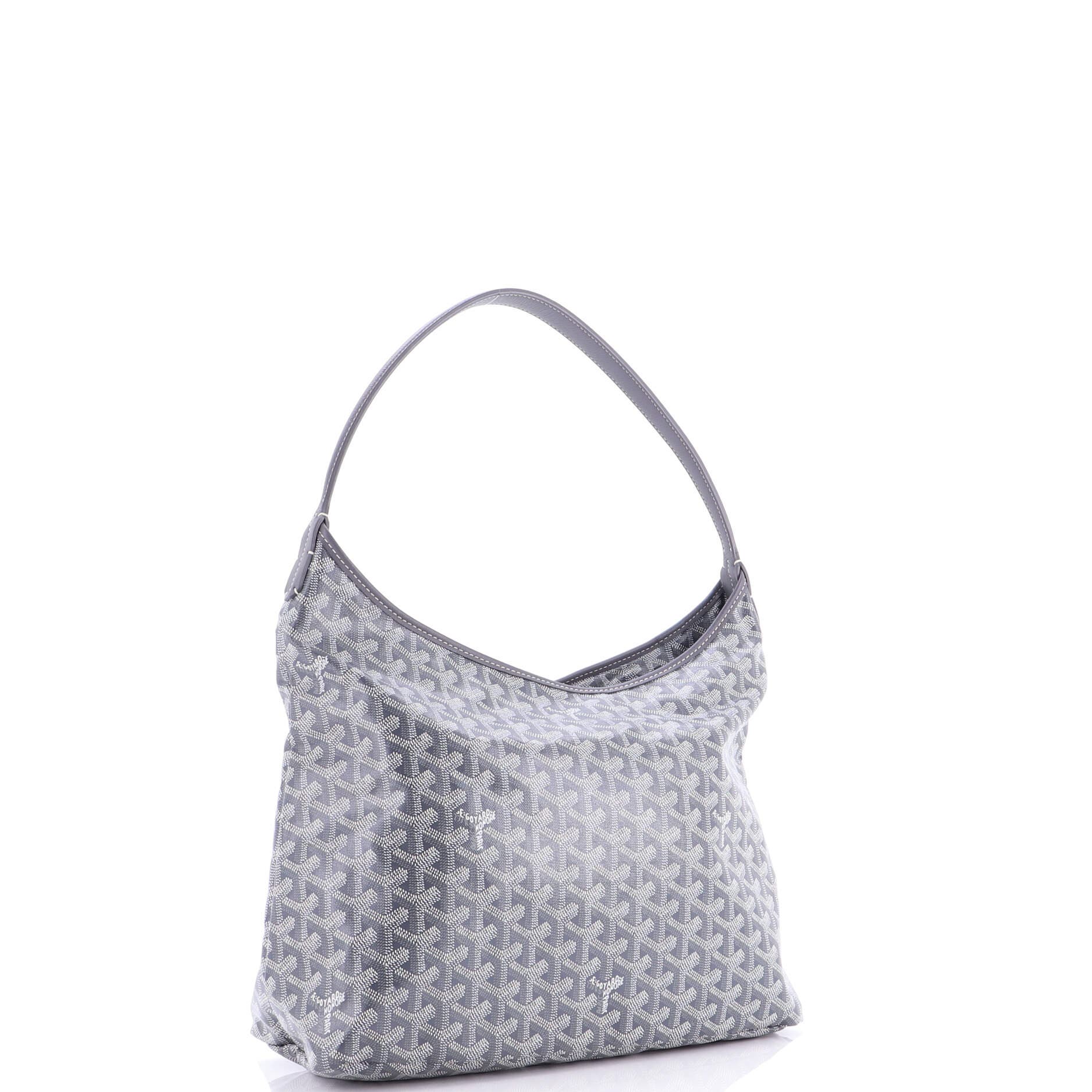 Pre-Owned Goyard Boheme Hobo Coated Canvas, Alternate, color, 