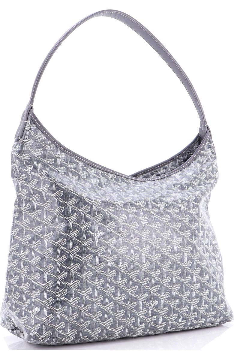 Pre-Owned Goyard Boheme Hobo Coated Canvas, Alternate, color, Gray